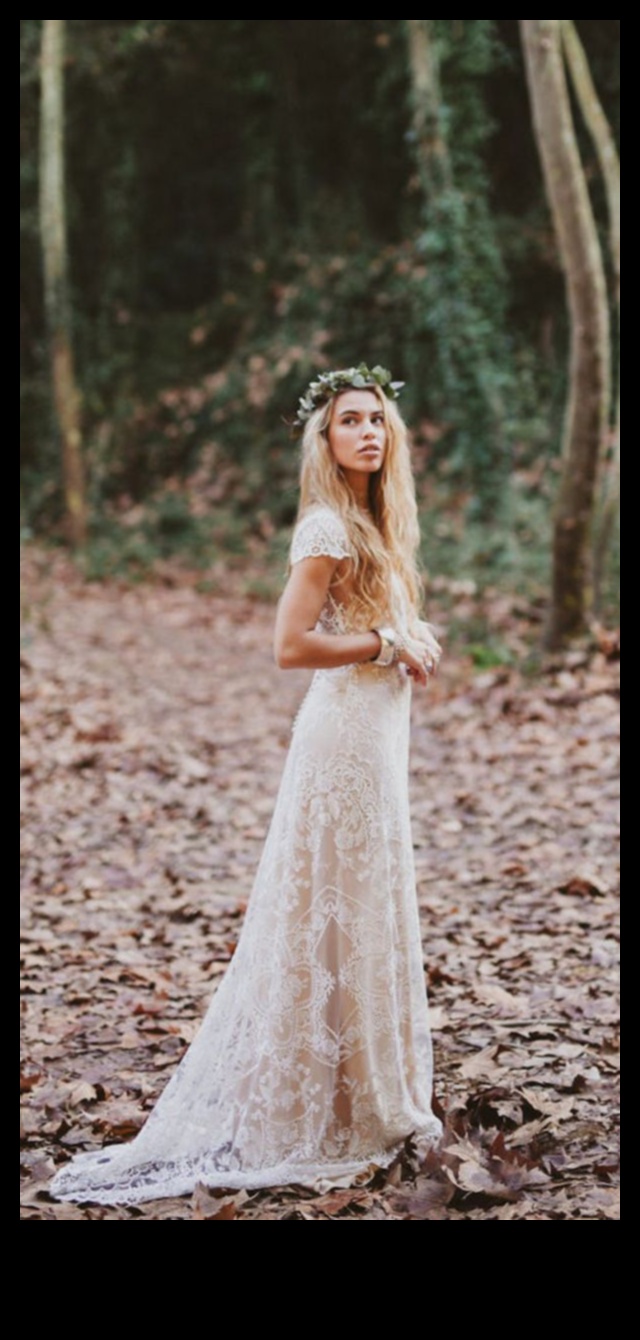 Jurăminte libere: rochie de mireasă boemă Bliss