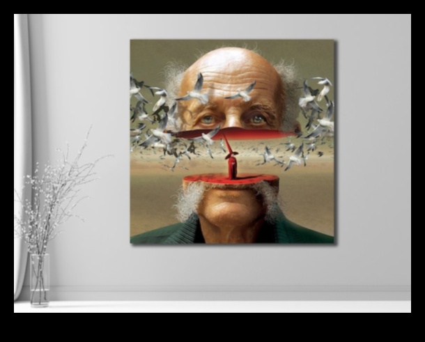 Reflecții ilustrate: Capturând esența emoțiilor pe pânză