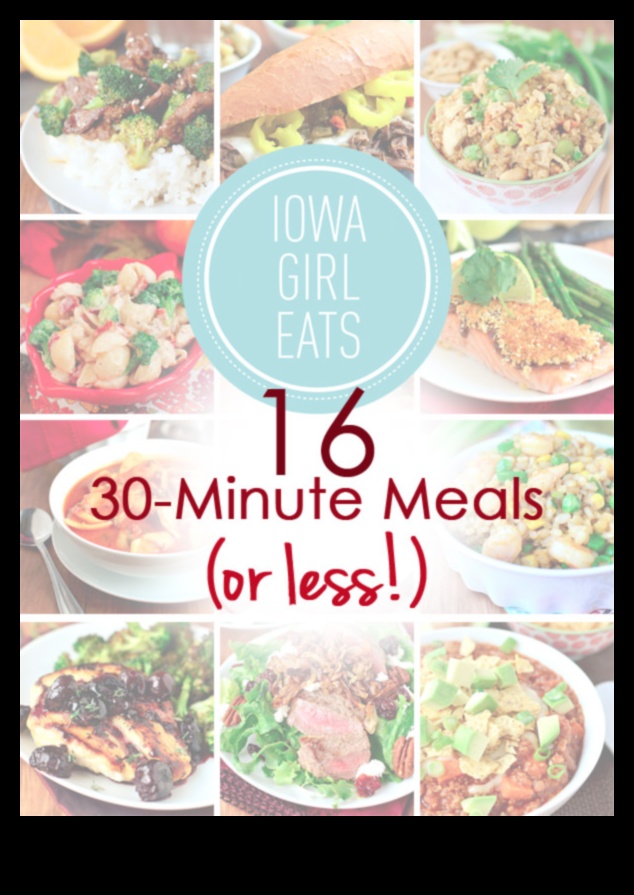 Mâncăruri de o zi plină: mese gustoase de 30 de minute pentru programe agitate