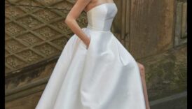 Alb capricios: rochie de mireasă Bliss