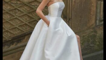 Alb capricios: rochie de mireasă Bliss