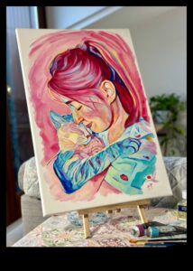 Reflecții ilustrate: Capturând esența emoțiilor pe pânză