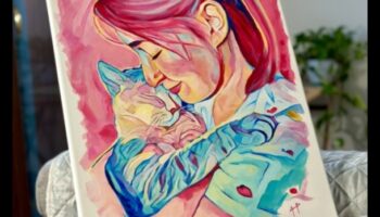 Reflecții ilustrate: Capturând esența emoțiilor pe pânză