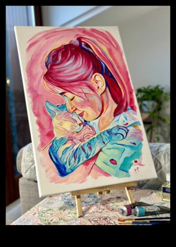 Reflecții ilustrate: Capturând esența emoțiilor pe pânză